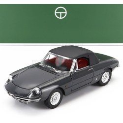Alfa Romeo&nbsp;Duetto Spider 1600 Coda Tonda 1966 Graphite Grey Touring Modelcars 18120003