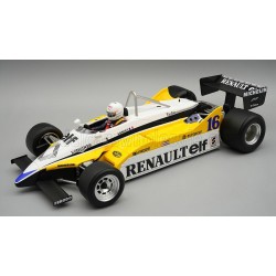 Renault RE30b V6 Turbo with driver 16 Rene Arnoux F1 Winner Italie 1982 Tecnomodel TMD18-399B