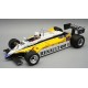 Renault RE30b V6 Turbo with driver 16 Rene Arnoux F1 Winner France 1982 Tecnomodel TMD18-399D
