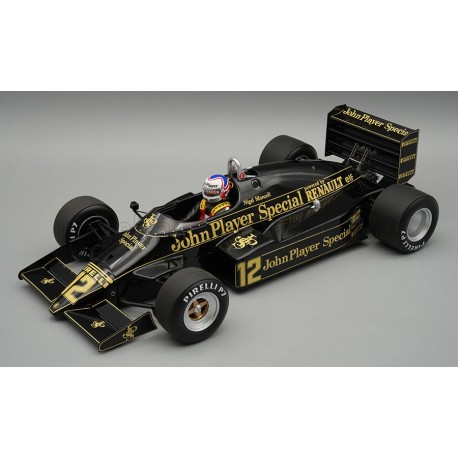 Lotus 94T with driver 12 Nigel Mansell F1 Europe 1983 Tecnomodel TMD18-400A