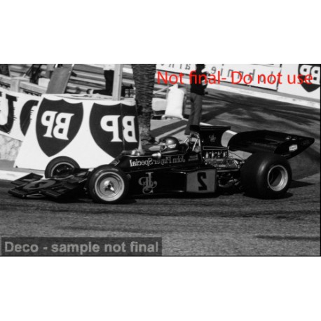Lotus 72E 2 Ronnie Peterson F1 Monaco 1973 Quartzo QUA18293