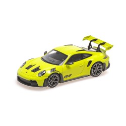 Porsche 911 992 GT3RS 2023 Acid Green with Black Wheels Minichamps 410062111