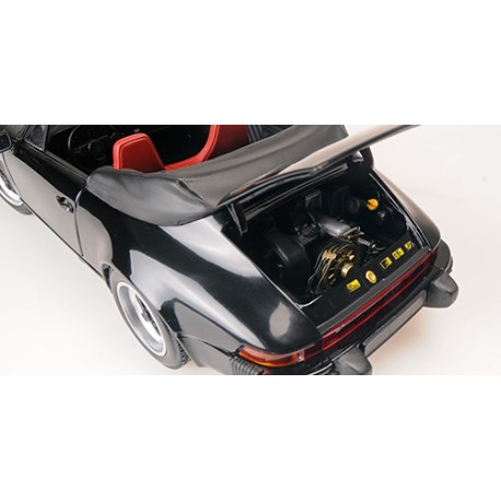 Porsche 911 Carrera 3.2 Cabriolet 1983 Black Minichamps 100063035