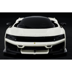 Ferrari F80 with Carbon Silver Rims 2024 Bianco Italia BBR BBRC305C