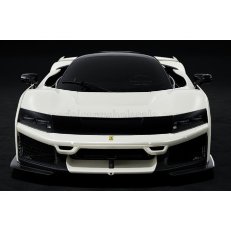 Ferrari F80 with Carbon Silver Rims 2024 Bianco Italia BBR BBRC305C