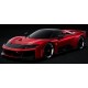 Ferrari F80 with Carbon Silver Rims 2024 Rosso Supercar BBR BBRC305H