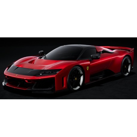 Ferrari F80 with Carbon Silver Rims 2024 Rosso Supercar BBR BBRC305H