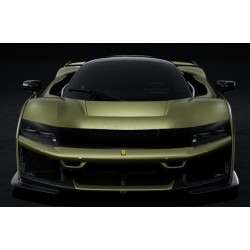 Ferrari F80 with Carbon Silver Rims 2024 Verde Masoni opacco BBR BBRC305i1