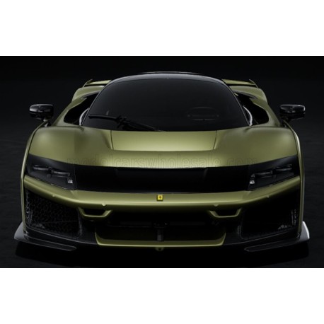 Ferrari F80 with Carbon Silver Rims 2024 Verde Masoni opacco BBR BBRC305i1