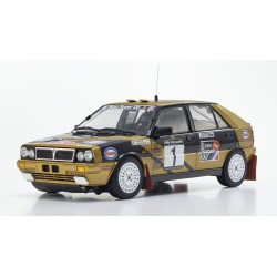 Lancia Delta HF Integrale 4wd 1 Rallye Piancavallo 1987 Fabrizio Tabaton - Luciano Tedeschini Kyosho 08960D