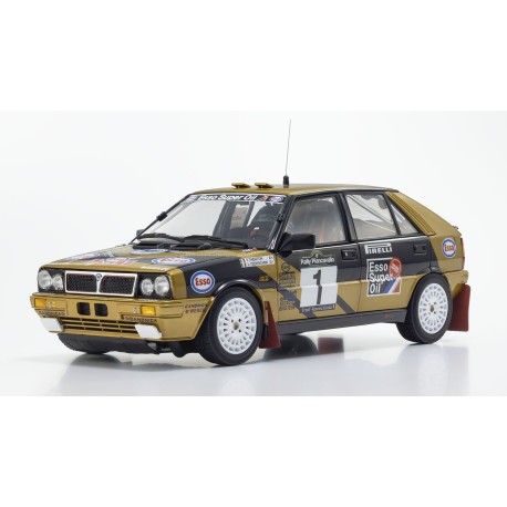 Lancia Delta HF Integrale 4wd 1 Rallye Piancavallo 1987 Fabrizio Tabaton - Luciano Tedeschini Kyosho 08960D
