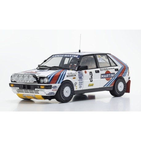 Lancia Delta HF Integrale 4wd 3 Rallye Monte Carlo 1988 Bruno Saby - Jean Francois Fauchille Kyosho 8960F