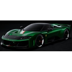 Ferrari F80 with Carbon Silver Rims 2024 Green Jewel BBR P18253F1-VET