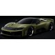 Ferrari F80 with Carbon Silver Rims 2024 Verde Masoni opacco BBR P18253I1-VET