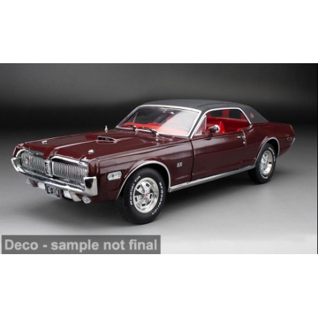 Mercury Cougar XR7G 1968 dark Red Sunstar SUN1574