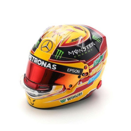 Casque Helmet 1/5 Lewis Hamilton Mercedes F1 Mexico World Champion 2017 Spark 5HF171