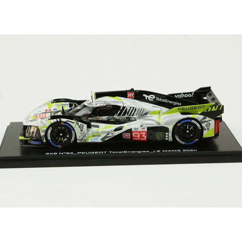 Spark - 1:18 Peugeot 9X8 #93 Totalenergies 8th 24H Le Mans 2023 di Resta/Jensen/Vergne
