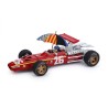 Ferrari 312 26 F1 France 1968 Jacky Ickx starting grid Brumm R171CHU