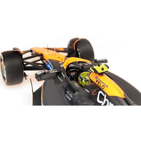 McLaren Mercedes MCL38 4 Lando Norris F1 Winner Miami 2024 Minichamps 537241904