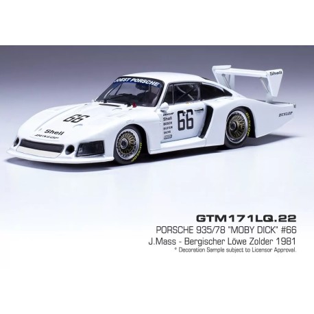 Porsche 935/78 66 DRM Zolder 1978 Jochen Mass IXO GTM171