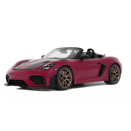 Porsche&nbsp;718 Spyder RS Weissach Package Open 2023 Dark Pink GT Spirit GT486