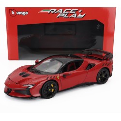 Ferrari SF90 XX Stradale 2024 Rosso Corsa Nero Bburago 18-16020-1802010