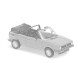 Volkswagen Golf Cabriolet 1979 Red Minichamps 940055181