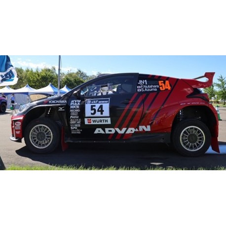Toyota Yaris Rally2 54 3rd Rallye d'Hokkaido 2024 F. Nutahara - S. Azuma Spark S6876