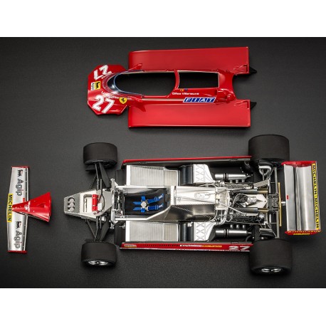 Ferrari 126 CK with openings 27 Gilles Villeneuve F1 Winner Monaco 1981 GP Replicas GPFTMV001C