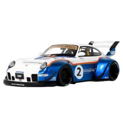 Porsche 911 993 RWB Liberty Walk n2 2004 Blue White GT Spirit GT530