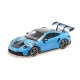 Porsche 911 992 GT3RS Weissach Package 2024 Blue with Dark Silver Wheels Minichamps 870065021