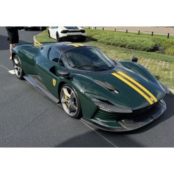Ferrari Daytona SP3 with open roof Verde British BBR BBRC267TML