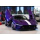 Ferrari Daytona SP3 with open roof Viola Dino BBR BBRC267TMN