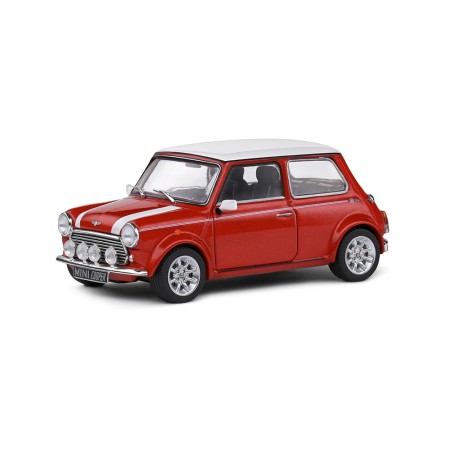 Mini Cooper Sport 1997 Red White Solido S4316603