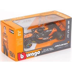 McLaren&nbsp;Mercedes MCL38 81 Oscar Piastri F1 2024 Bburago BU38214-P