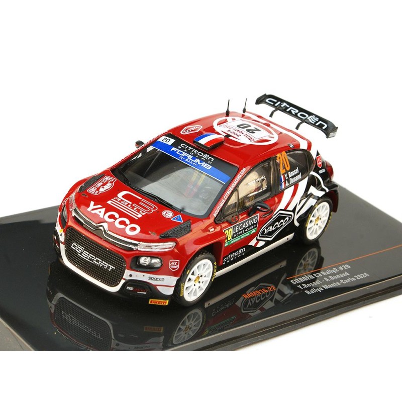 Citroën C3 Rally2 - Rallye Automobile Monte-Carlo 2024 - Rossel - Dunand - IXO R