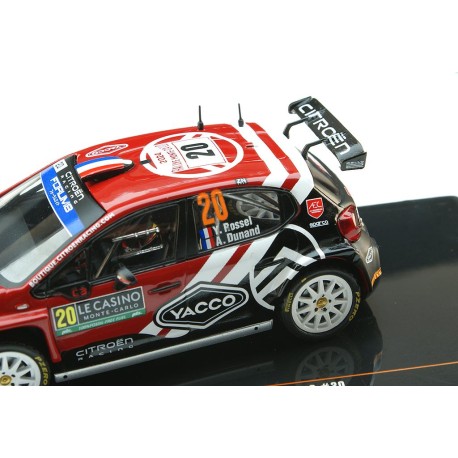 Citroen C3 Rally2 20 Rallye Monte Carlo 2024 Y. Rossel - A. Dunand IXO RAM916