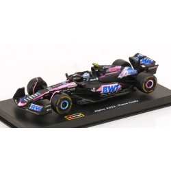 Alpine&nbsp;A524 - with Driver and Showcase 10 Pierre Gasly F1 2024 Bburago BU38220-G