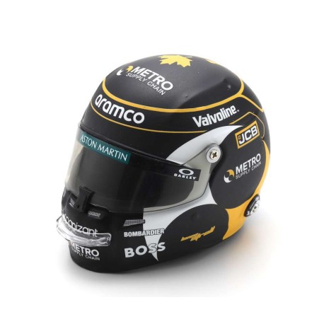 Casque Helmet 1/5 Lance Stroll Aston Martin F1 Canada 2024 Spark 5HSP116