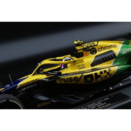 McLaren&nbsp;Mercedes MCL38 4 Lando Norris F1 Monaco 2024 Minichamps 537242604
