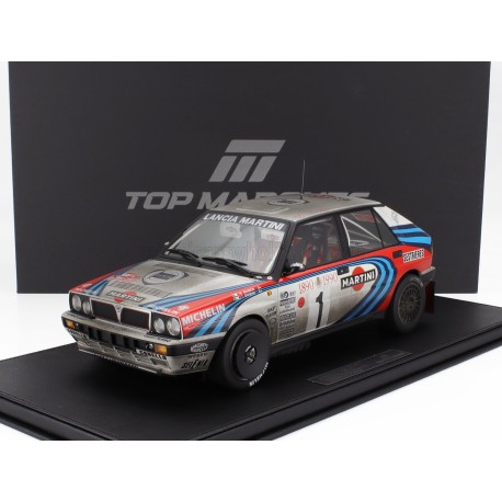 Lancia Delta 16V Integrale Dirty Version 1 Rallye Monte Carlo 1990 Biasion Siviero Top Marques TMR1218AD