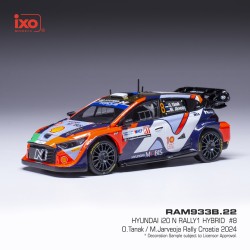 Hyundai i20 N Rally1 8 Rallye de Croatie 2024 O. Tanak - M. Jarveoja IXO RAM933B