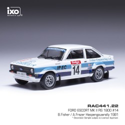 Ford Escort MKII RS 1800 14 Haspengouw Rallye 1980 Fisher - Frazer IXO RAC441