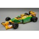 Benetton Ford B192 with driver 19 Michael Schumacher F1 Winner Belgique Spa 1992 Tecnomodel TMD18-404A