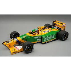 Benetton Ford B192 with driver 19 Michael Schumacher F1 Winner Belgique Spa 1992 Tecnomodel TMD18-404A