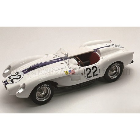 Ferrari 250tr 3.0l V12 Pontoon Fender Testarossa Spider 22 24 Heures du Mans 1958 Tecnomodel TM18-254G
