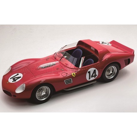 Ferrari 330 TRI/LM Spider 4.0l V12 14 Test 24 Heures du Mans 1962 Tecnomodel TM18-232D