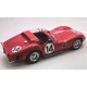 Ferrari 330 TRI/LM Spider 4.0l V12 14 Test 24 Heures du Mans 1962 Tecnomodel TM18-232D