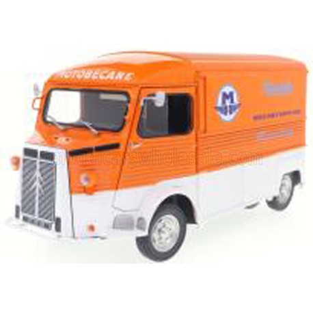 Citroen Type HY Service Motobecane Motorcycle 1969 Orange White Solido S1804821