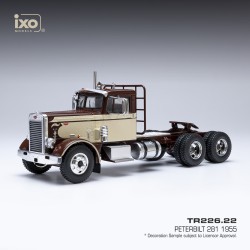 Peterbilt 281 1955 Dark Brown Beige IXO TR226